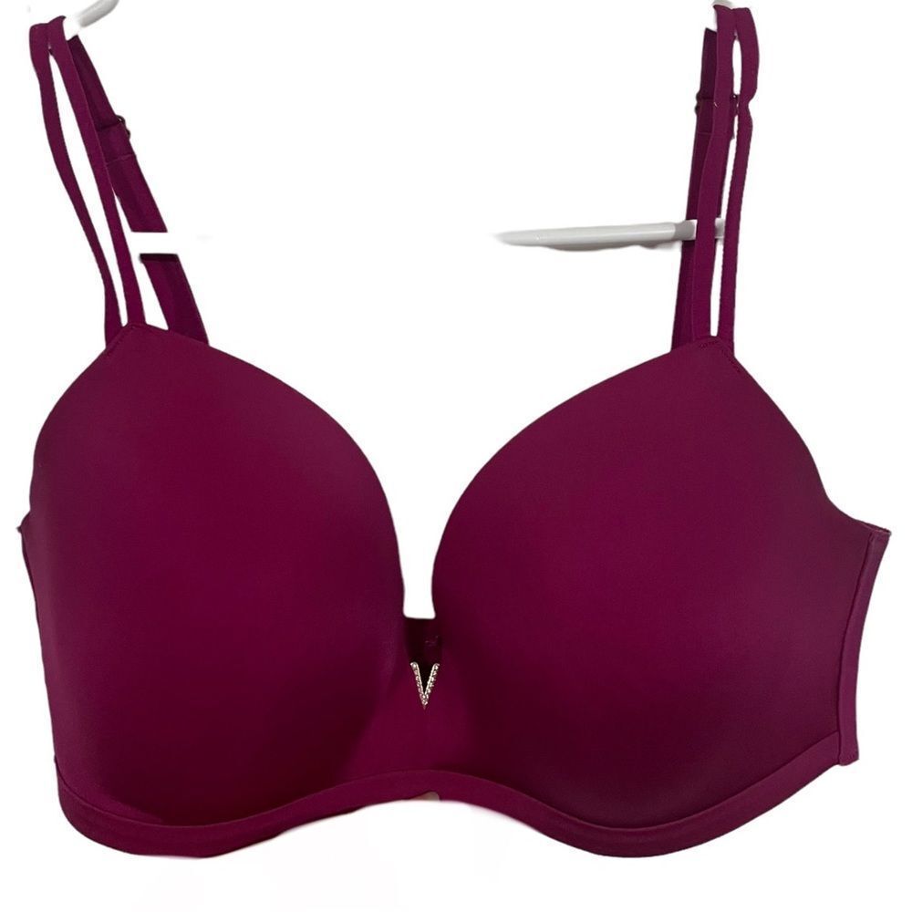 Victoria’s Secret 32DD Burgundy Padded No Wire Bra